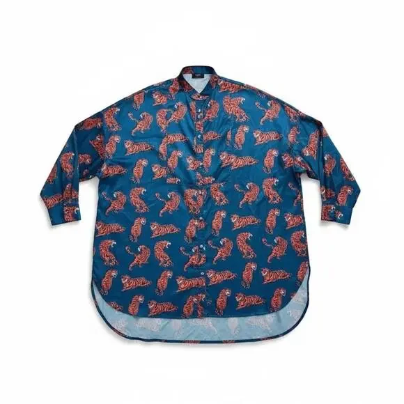 Dressed in Lala Wild Woman Tiger Print Playsuit 2XL Romper - Picture 3 of 6